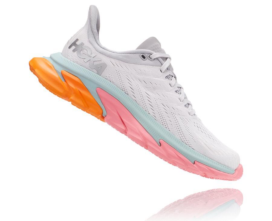 Hoka Australia One One Clifton Edge - Womens Running Shoes White - DLBPY-7419